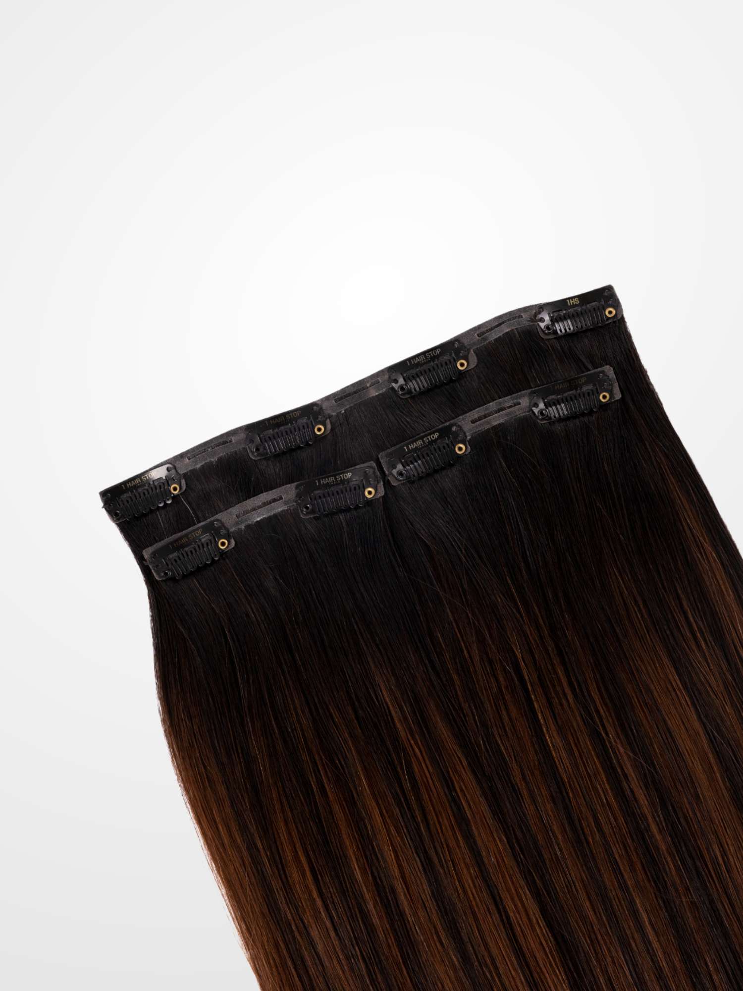 Caramel Brown Balayage - Seamless 3 Set Clip-in Extensions