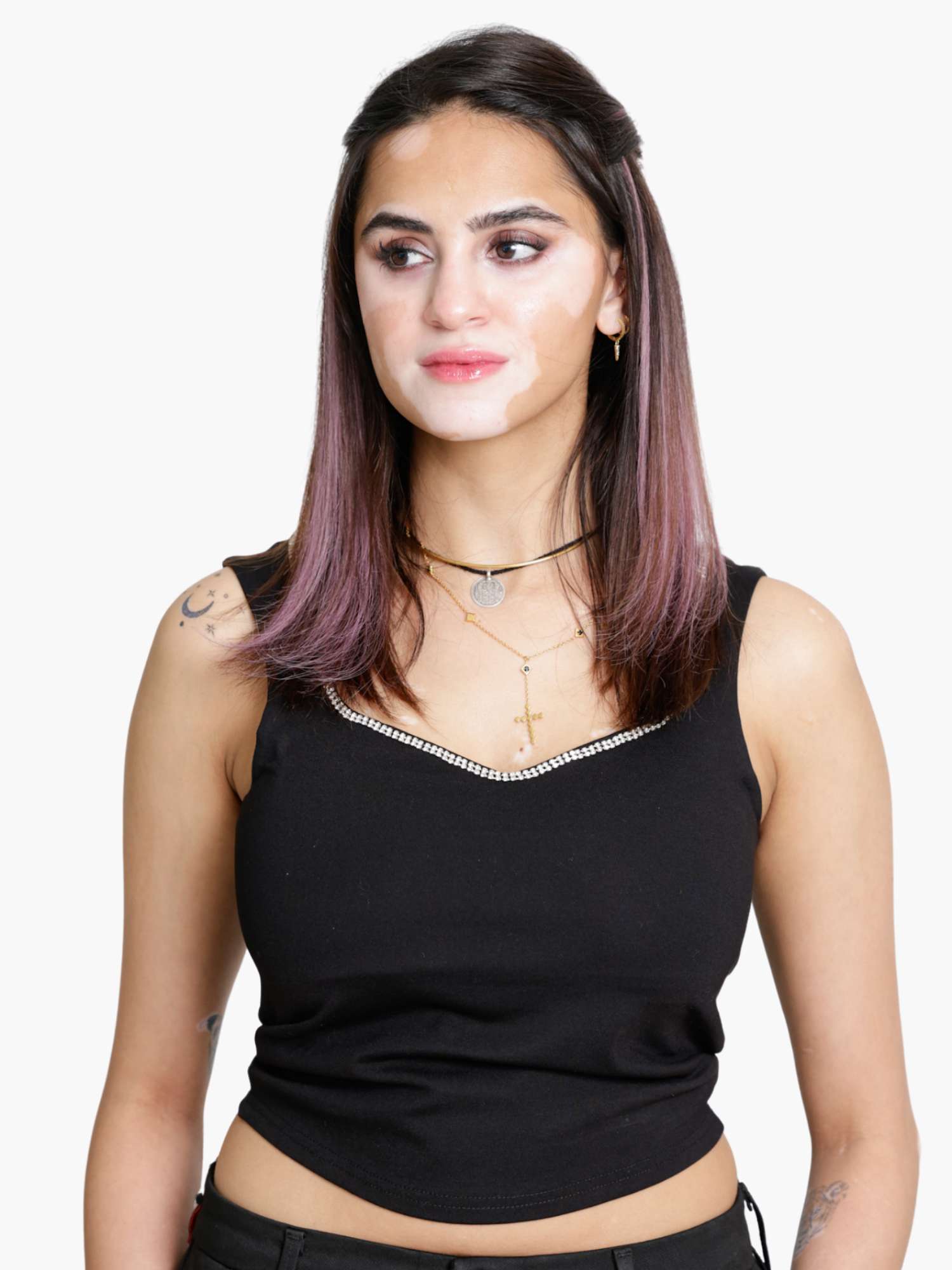 Ombré Lavender Streaks