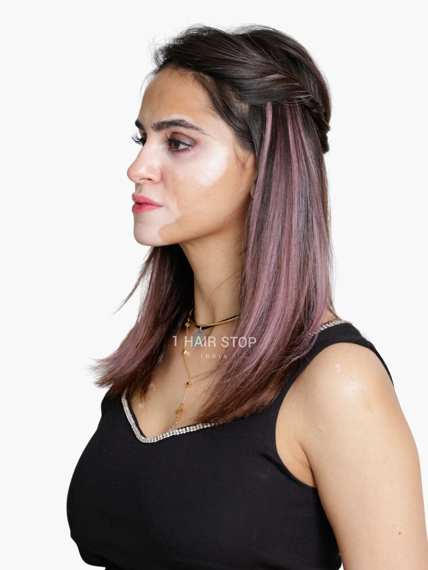Ombré Lavender Streaks