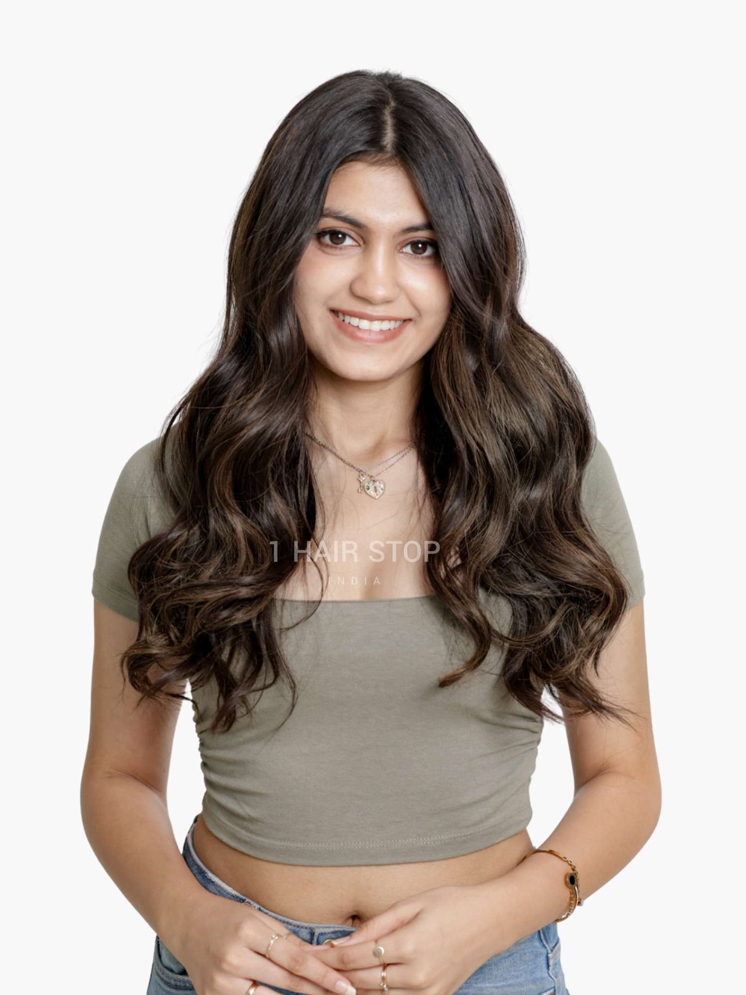 Ash Brown Balayage - Seamless 3 Set Clip-in Extensions