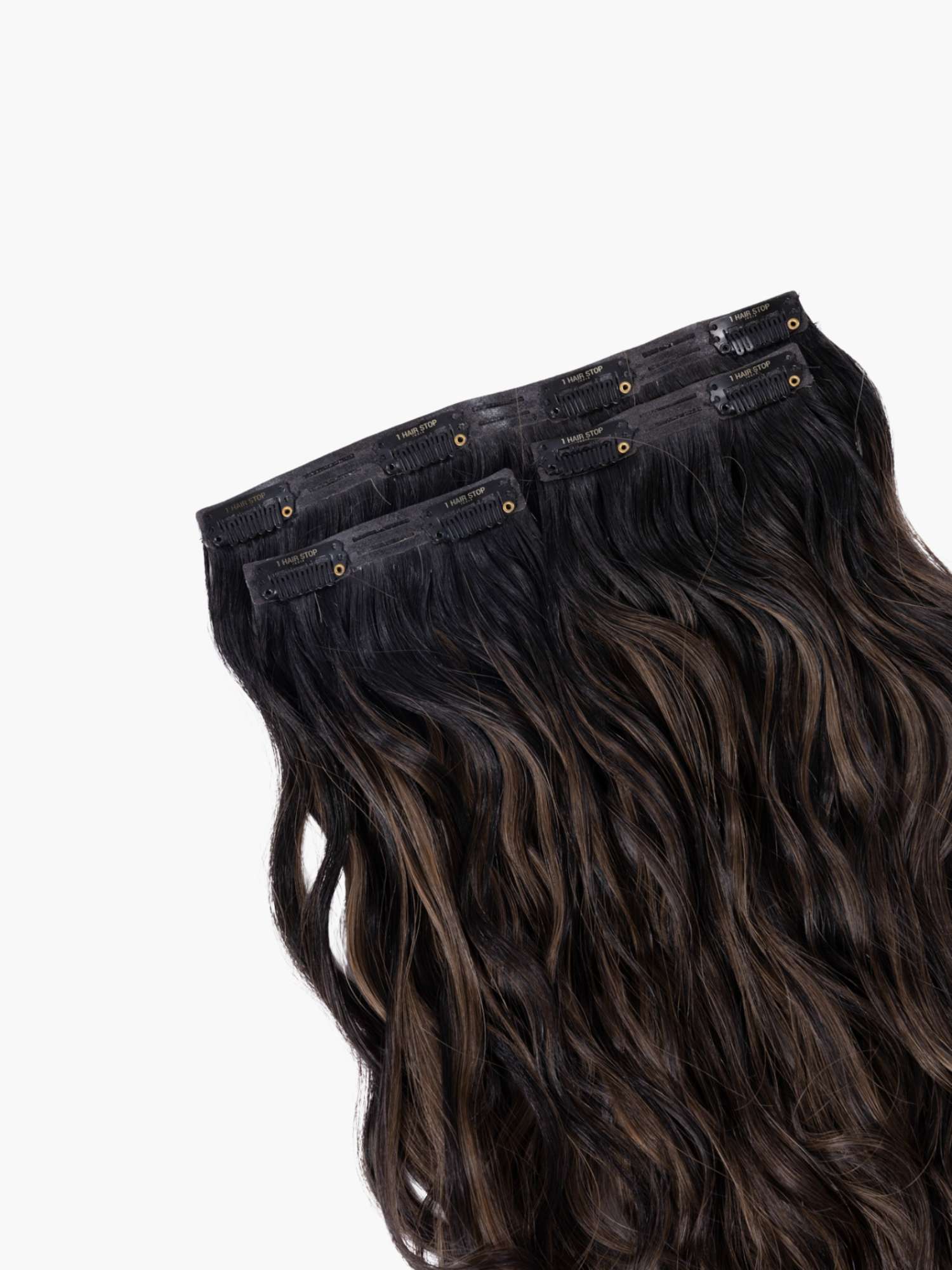 Ash Brown Balayage - Seamless 3 Set Clip-in Extensions
