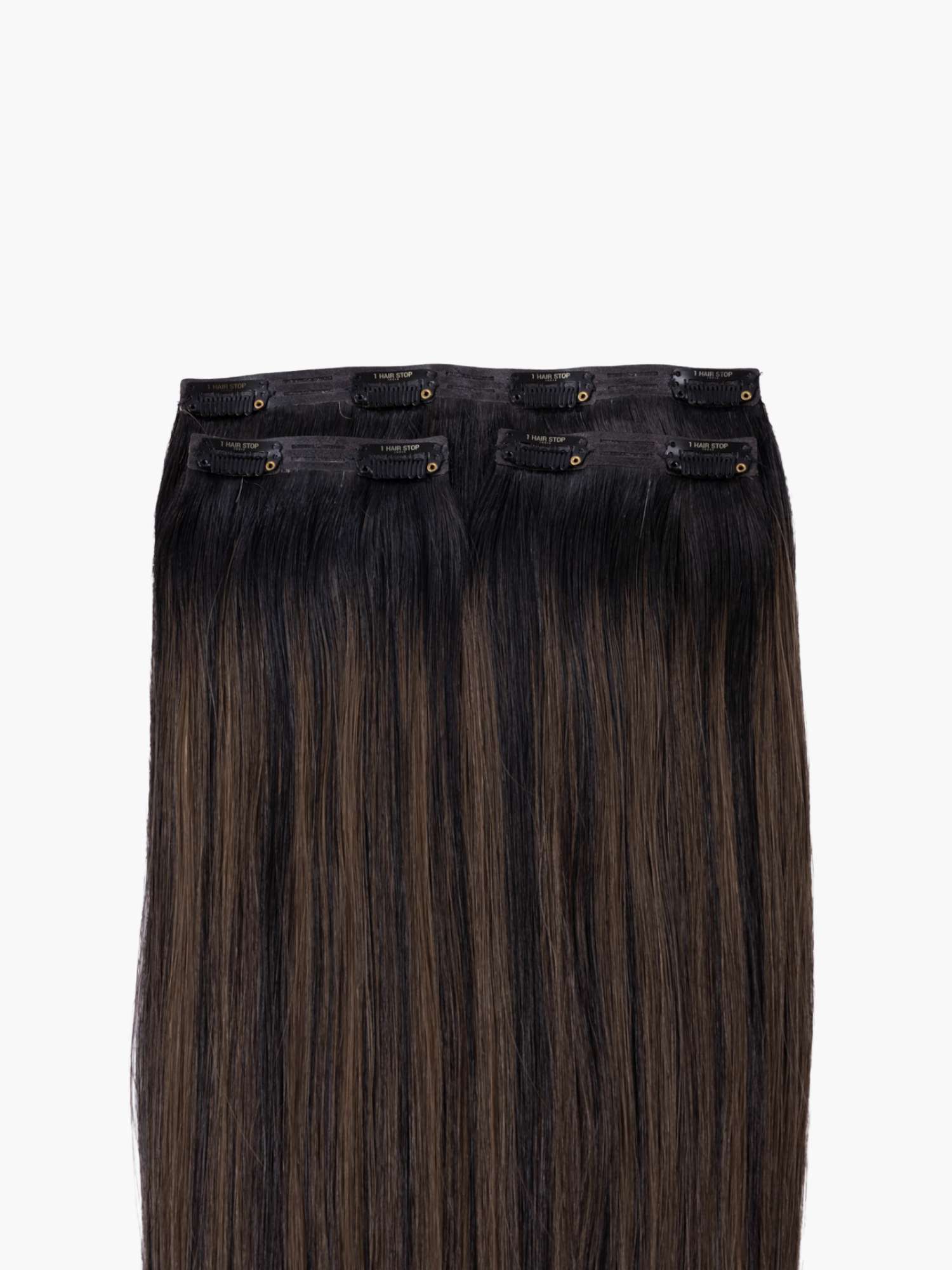 Ash Brown Balayage - Seamless 3 Set Clip-in Extensions