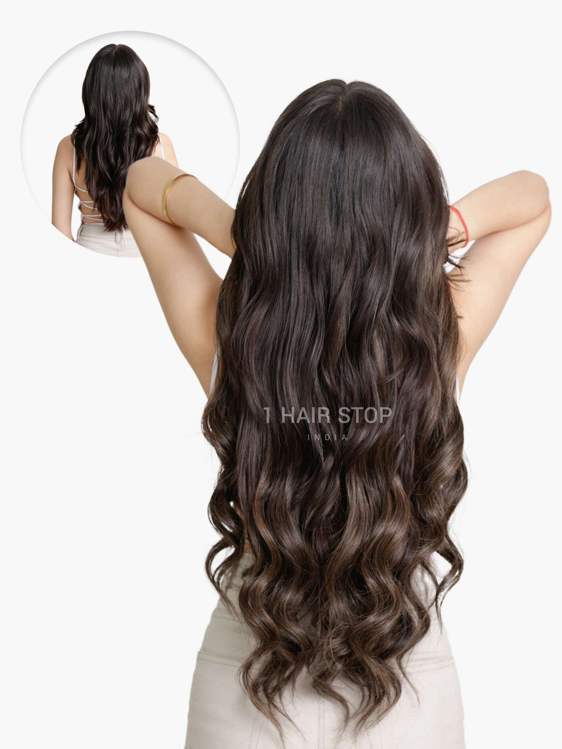 Ash Brown Balayage Seamless 7 Set Clip-in Extensions