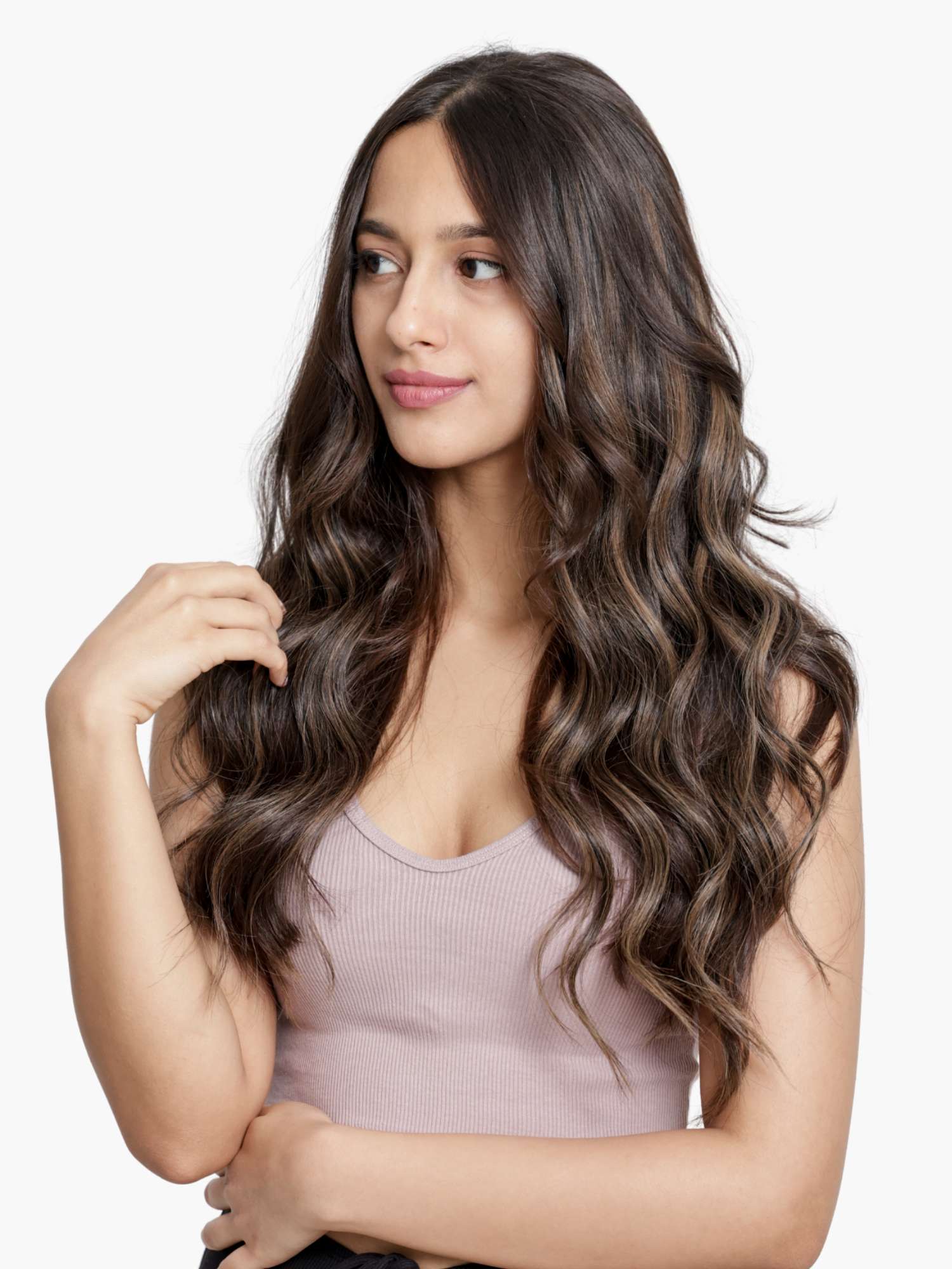 Ash Blonde Balayage - Seamless 3 Set Clip-in Extensions