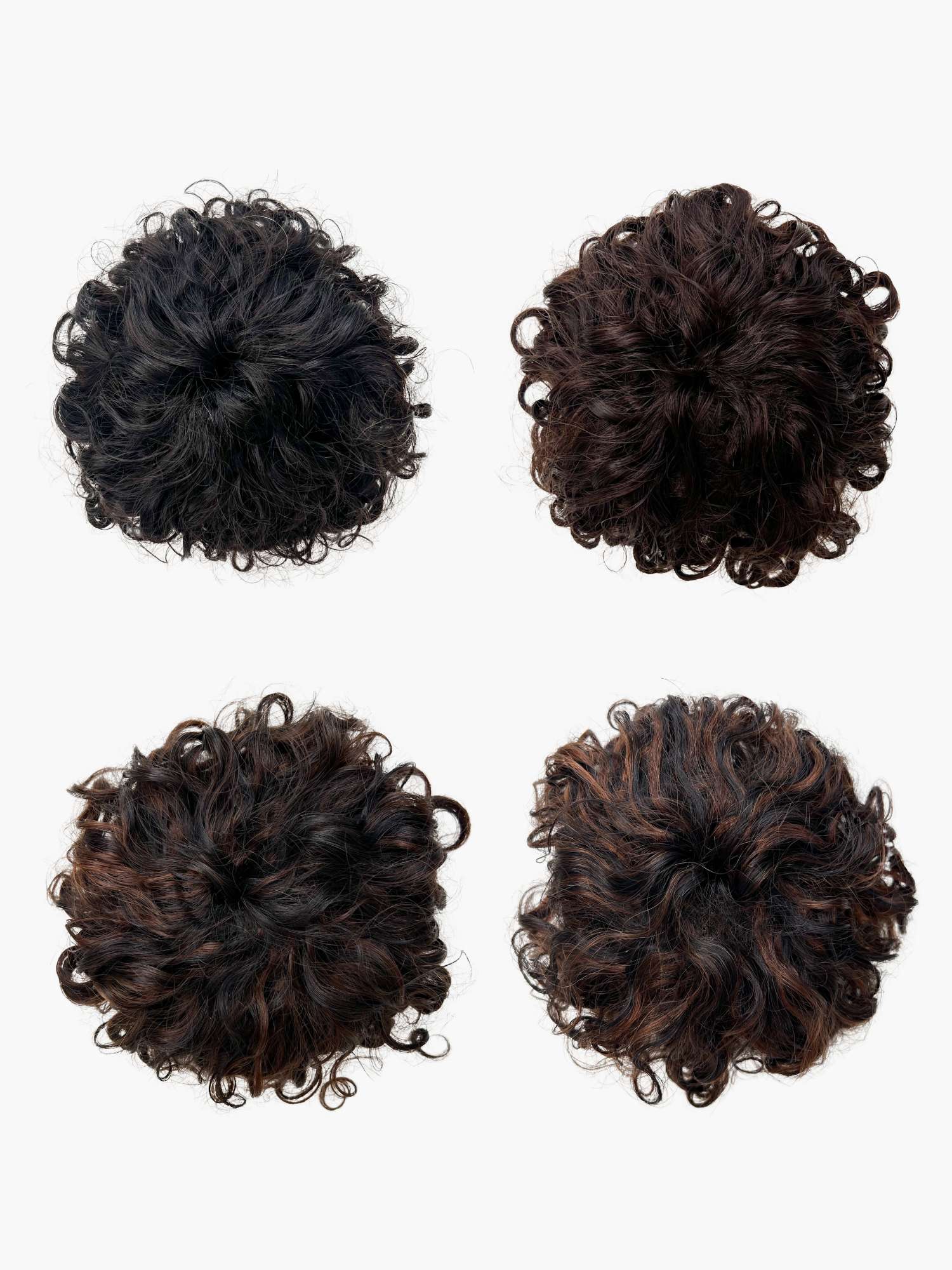 Curly Hair Clip-in Bun