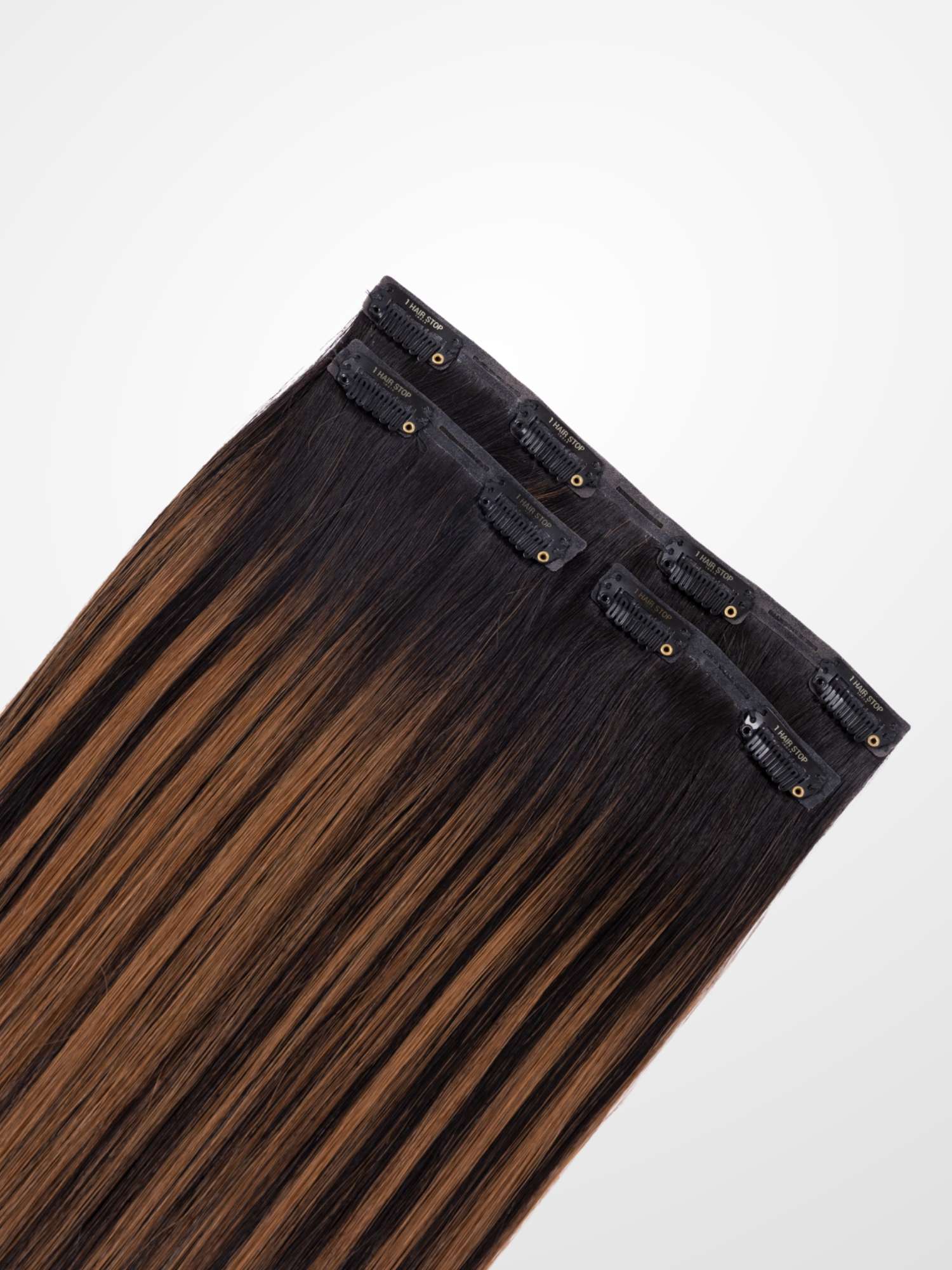 Mocha Brown Balayage - Seamless 3 Set Clip-in Extensions