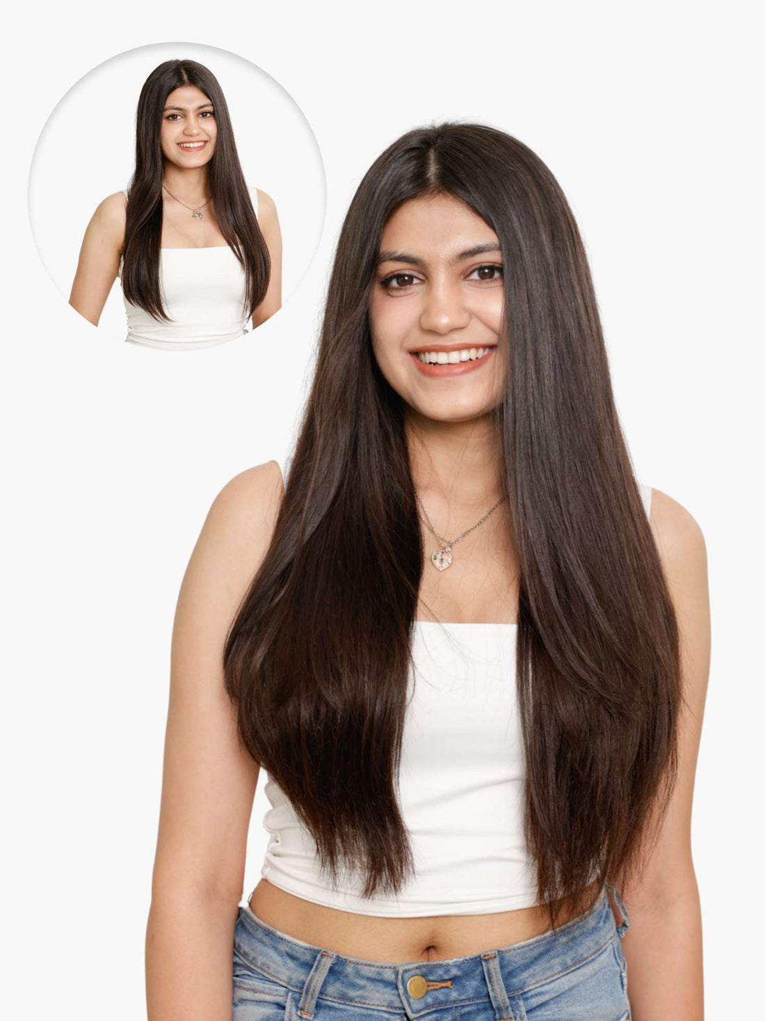 Seamless 7 Set Clip-in Extensions - Straight