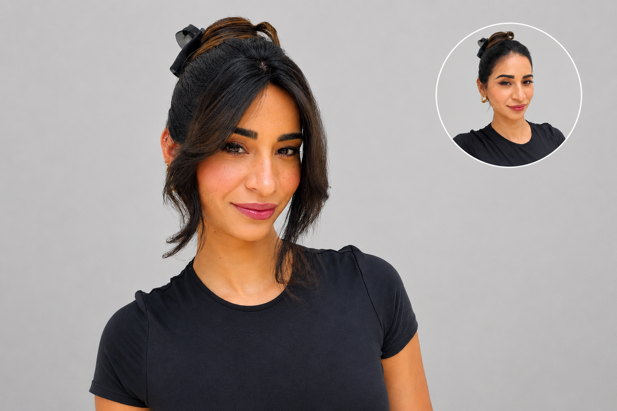 Skinject Clip-In Bangs