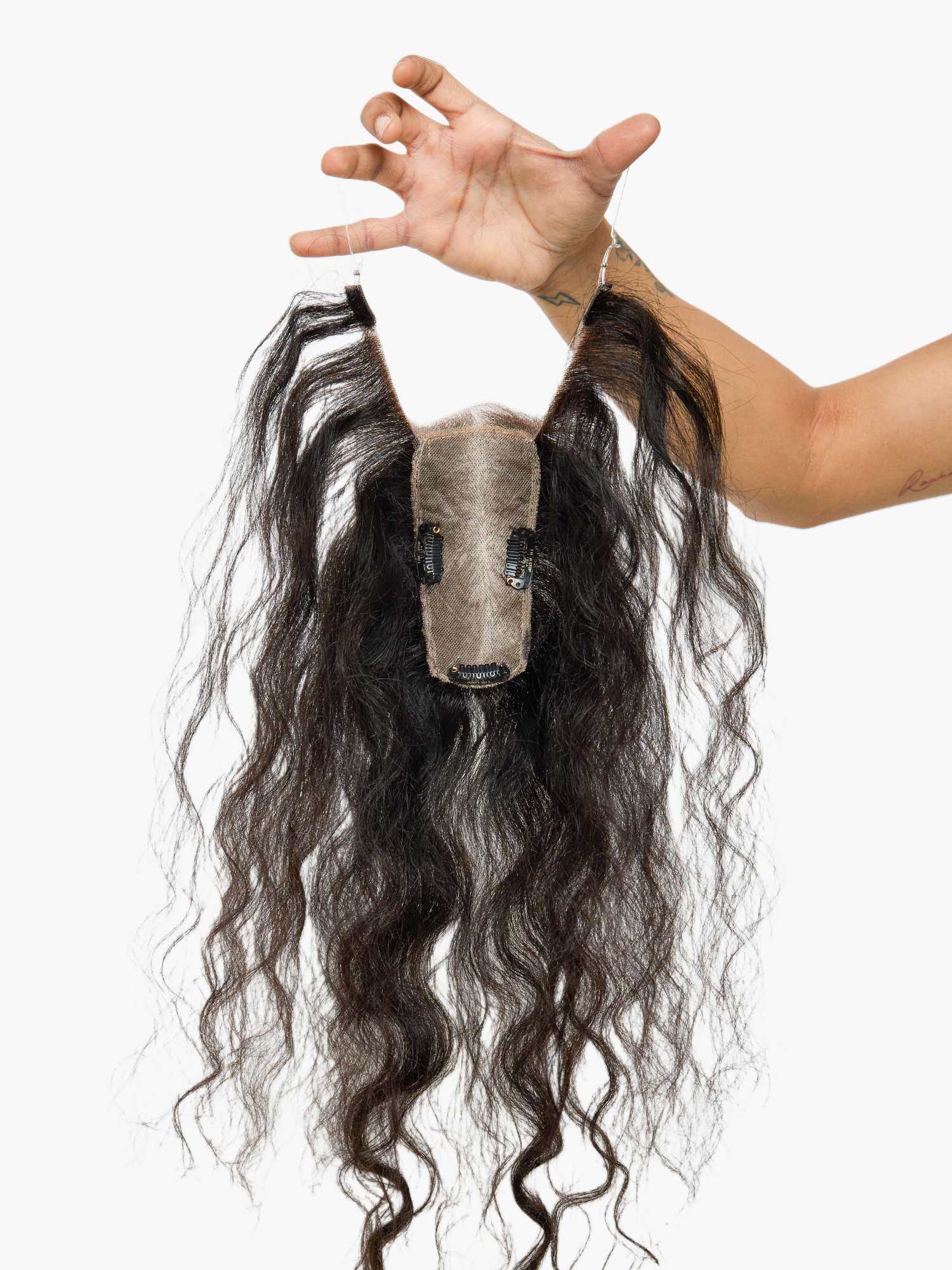 Receding Hairline - Hybrid Topper (Curly)