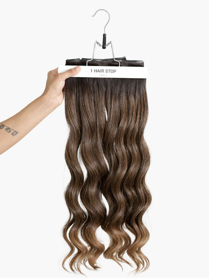 Ash Bronde Blend Seamless 7 Set Clip-in Extensions